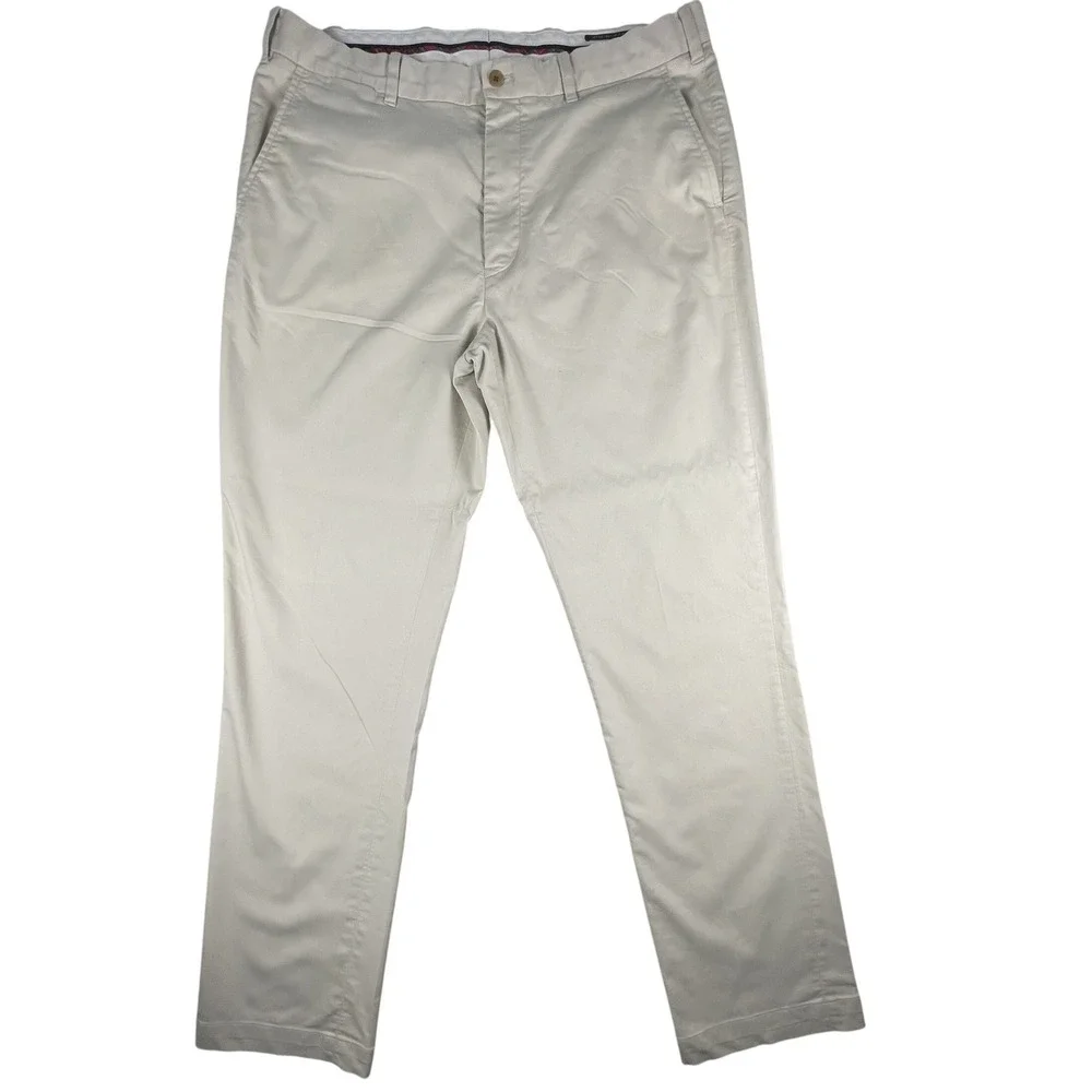 Polo Ralph Lauren Pants Mens 36/32 Beige Golf Classic Fit Cotton Twill Stretch